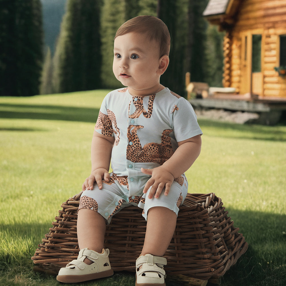 Romper in Leopard