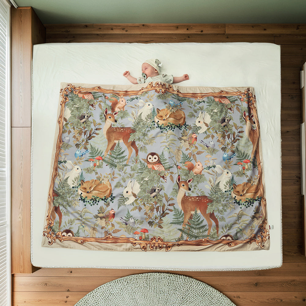 Swaddle Blanket in deer
