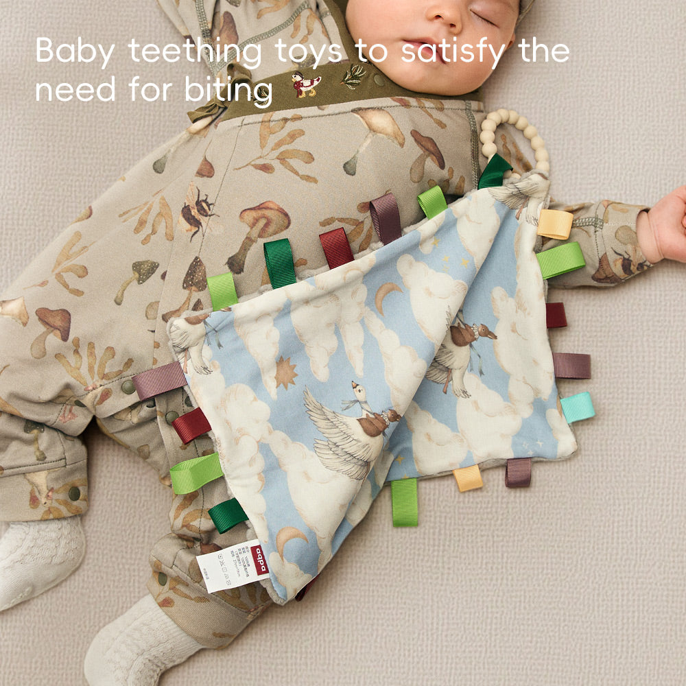 Baby Security Blanket with Soft Minky Dots | Taggie Comfort Lovey for Easy Gripping