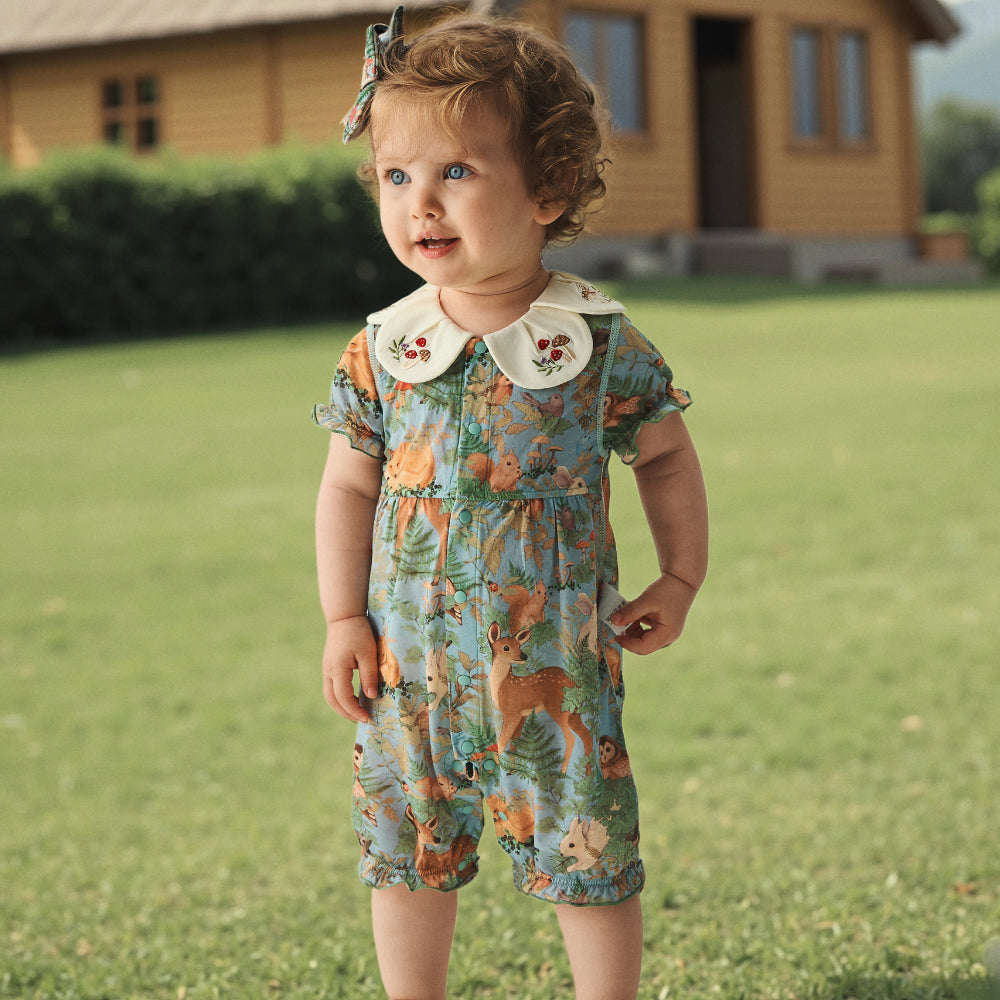 ๐ธ Whimsical Fairy Tale Baby Romper ๐ฐ๐