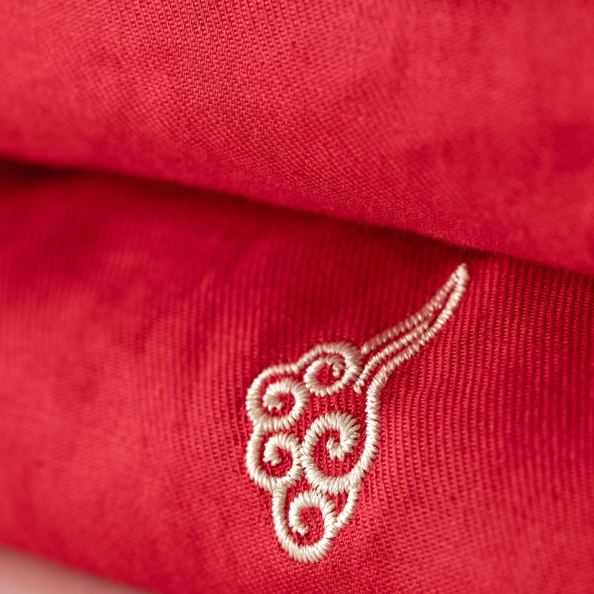 Festive Red Zipper Baby Romper | Soft Fleece-Lined Cotton One-Piece for Cool Weather (0°C–15°C)