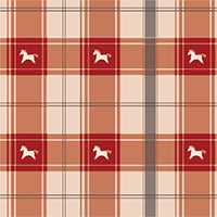 Organic Cotton Plaid Baby Romper | Soft One-Piece with Festive Scandinavian Print