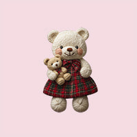 Embroidered Teddy Bear + Cozy Fleece Lining + Baby Romper