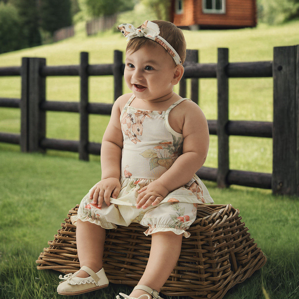 🌼 Sweet Meadow Cotton Set — 2-Piece Baby Outfit