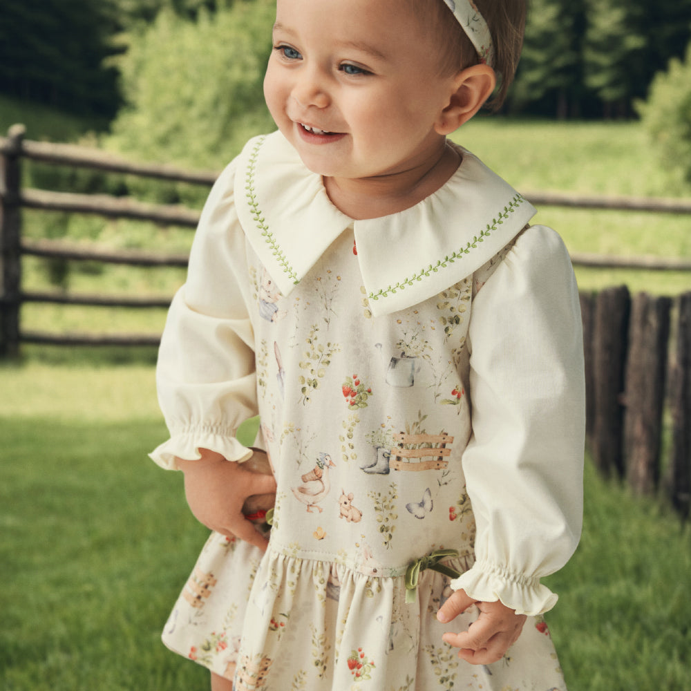 Whimsical Garden Baby Dress