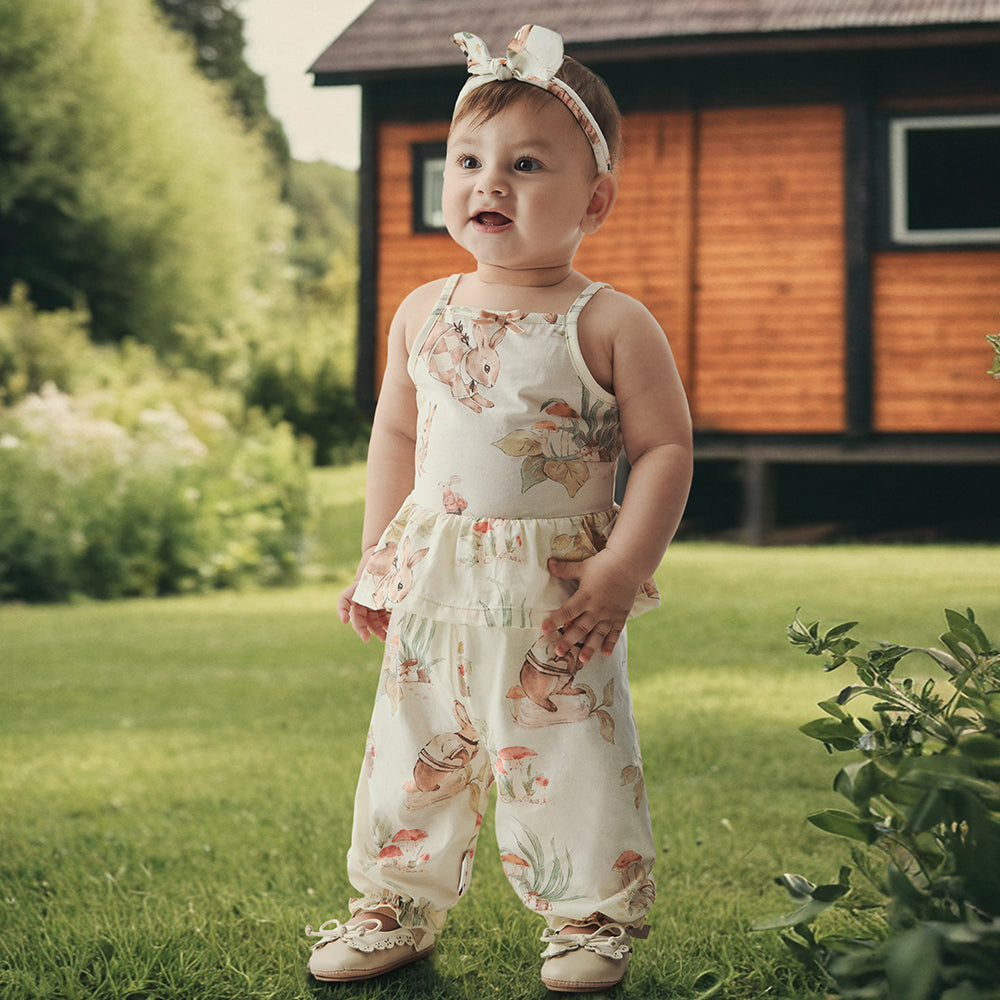 Woodland Bunny Ruffle Pants