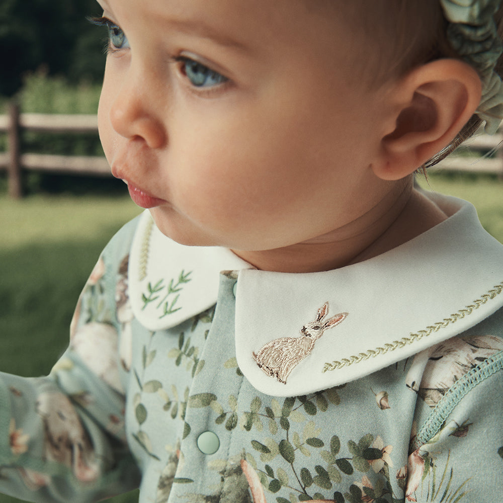 Woodland Friends Baby Romper | Soft cotton One-Piece