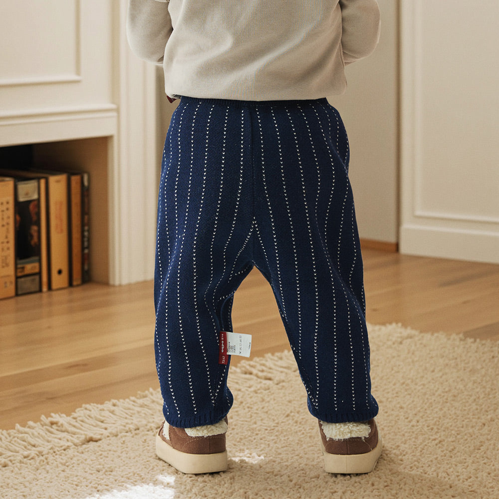 Baby Merino Wool Knit Pants – Moisture-Balancing “Active Fiber” Warmth | Soft & Breathable for Fall and Winter