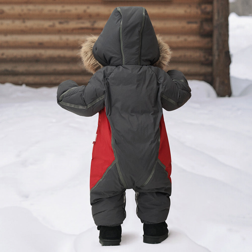 Arctic-Ready Baby Down Snowsuit | Ultra-Warm Winter One-Piece for Snow Play