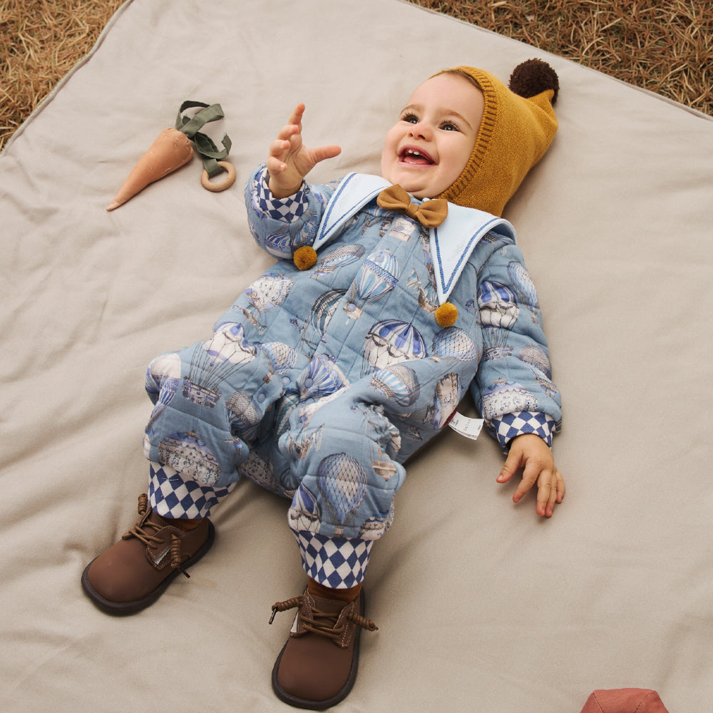 Sandwich-Layer Fabric | Anti-Pilling | Unbeatable Fluffiness | Baby Winter Jumpsuit