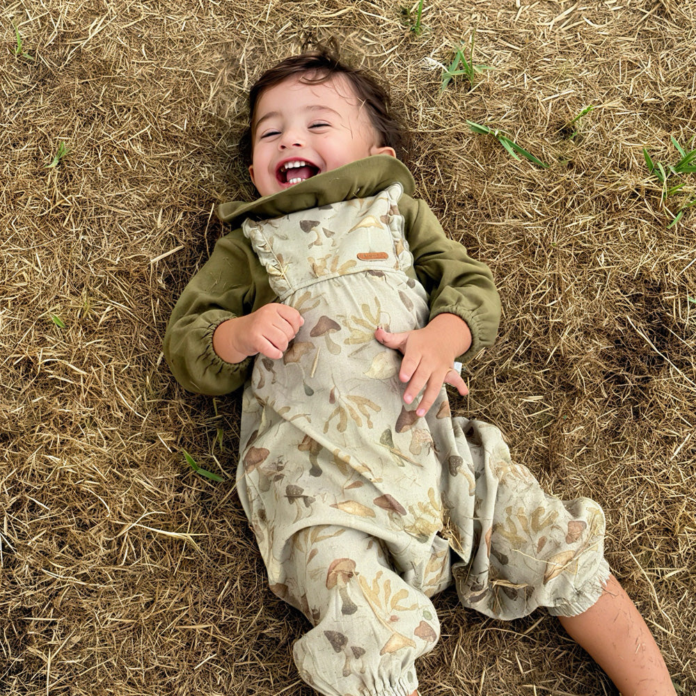Woodland Mushroom – Cotton Baby Romper