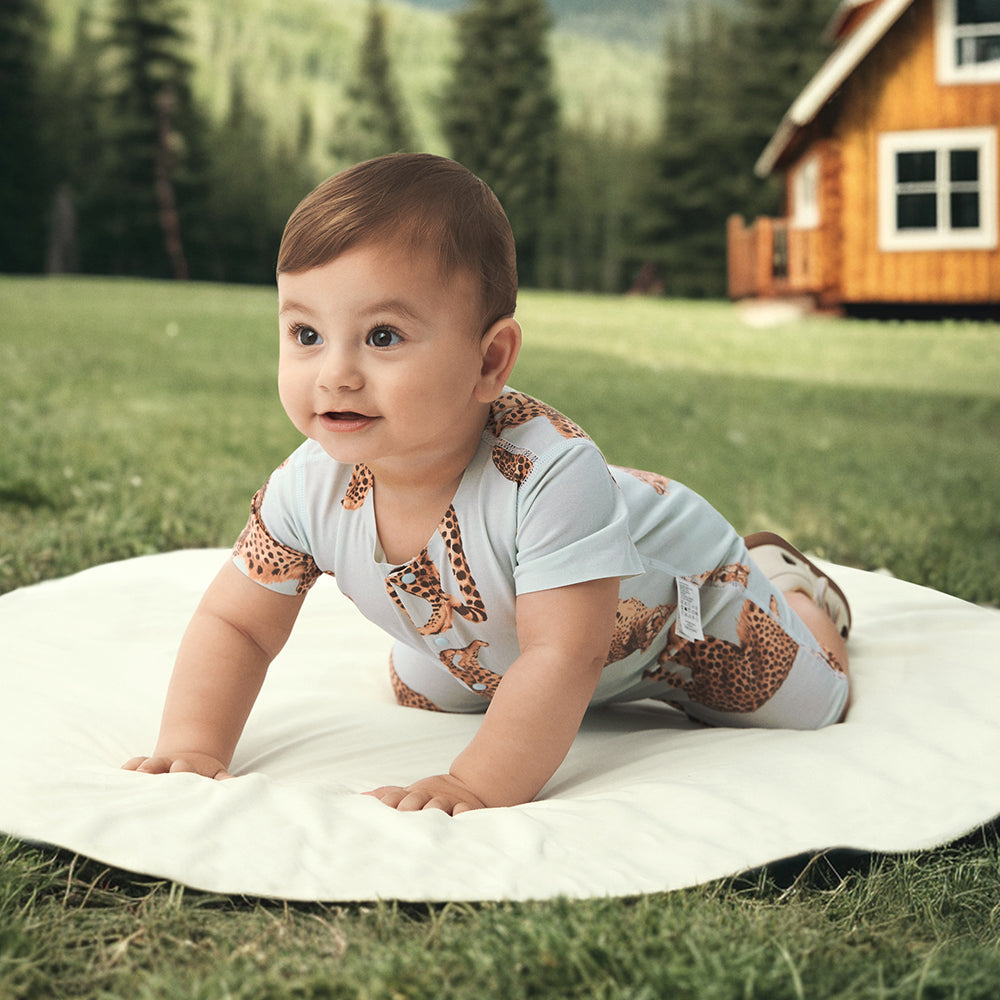 Romper in Leopard