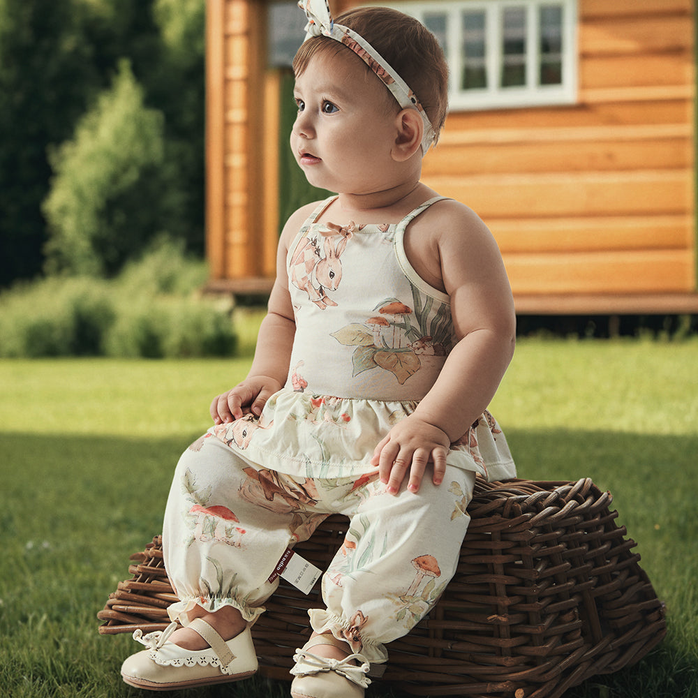 Woodland Bunny Ruffle Pants