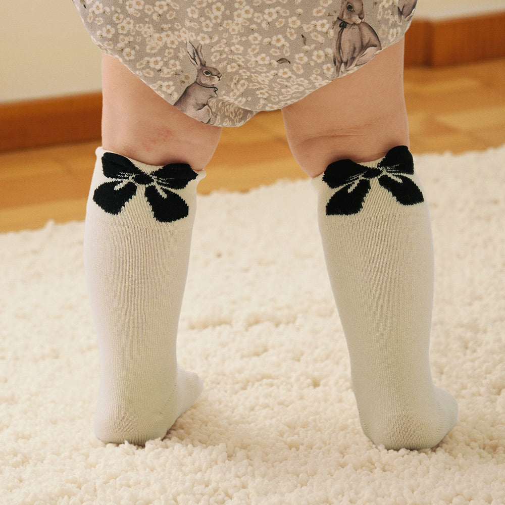 Soft & Stretchy Long Baby Socks – Handcrafted Seamless Design | Skin-Friendly & Durable Comfort