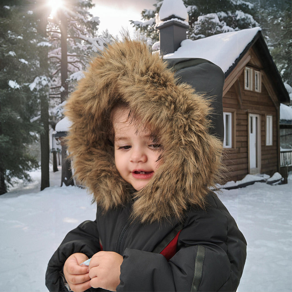 Arctic-Ready Baby Down Snowsuit | Ultra-Warm Winter One-Piece for Snow Play
