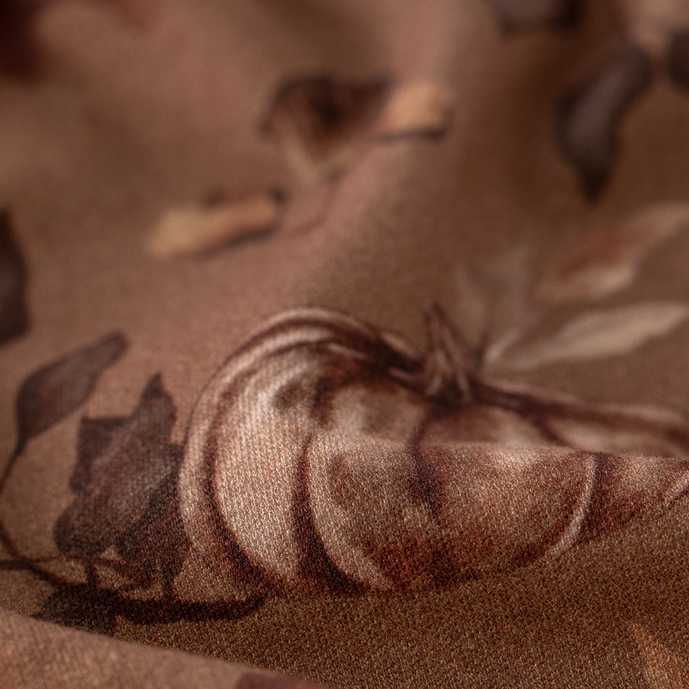 Autumn Floral Ruffle Collar Baby Top