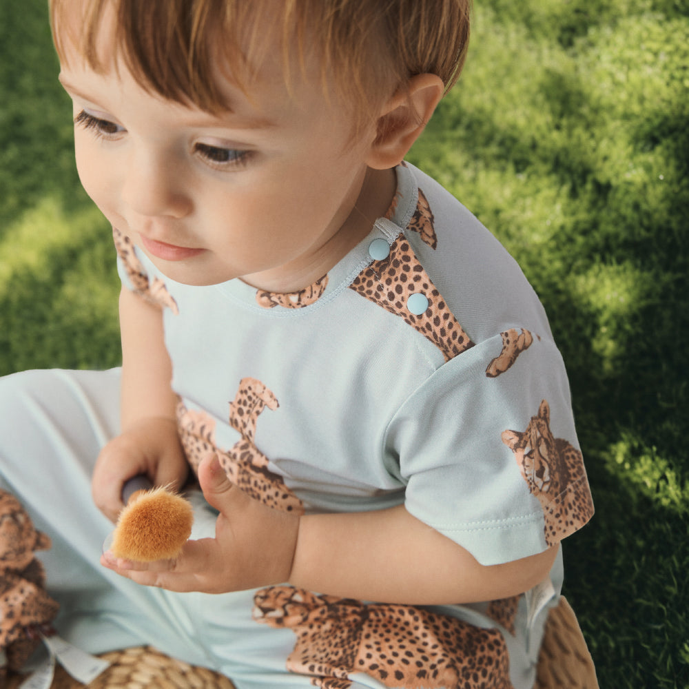 Toddler Basic Tee in leopard
