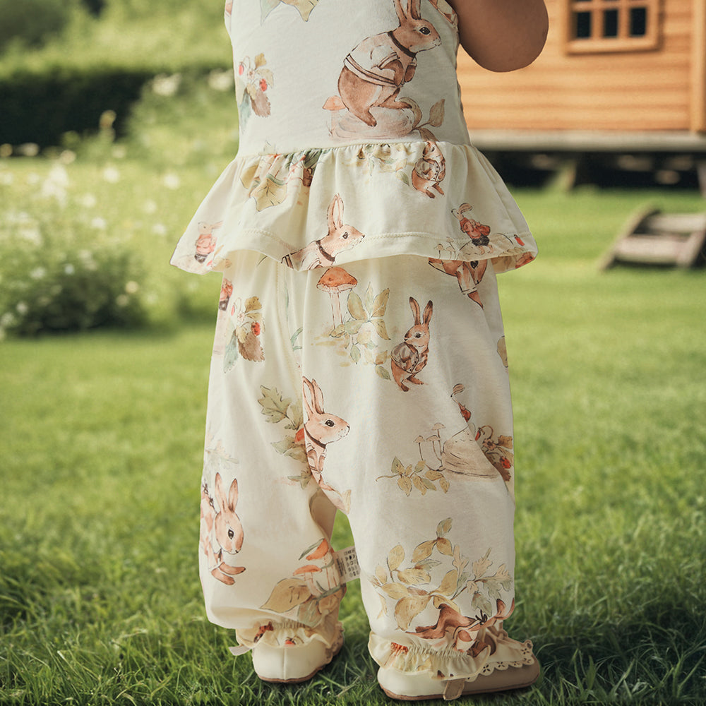 Woodland Bunny Ruffle Pants