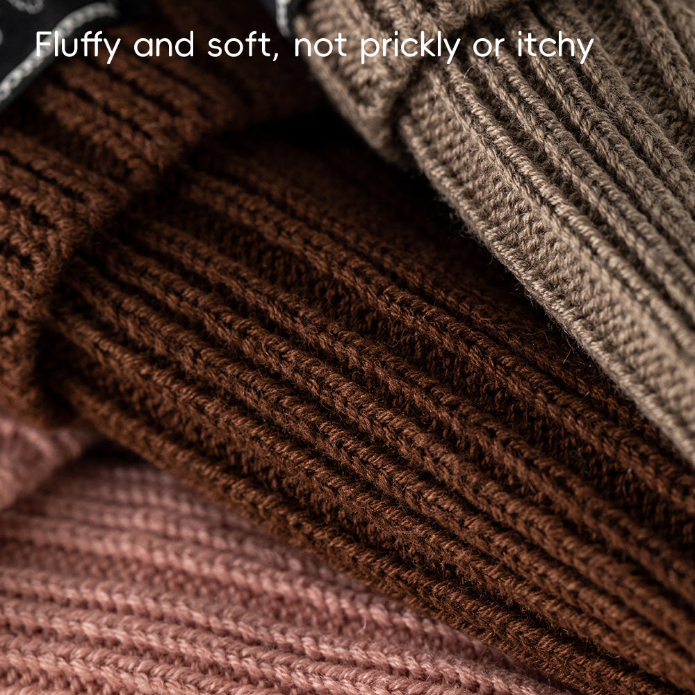 Cotton-Wool Knit Baby Beanie | Soft Lightweight Hat for Cozy Everyday Warmth