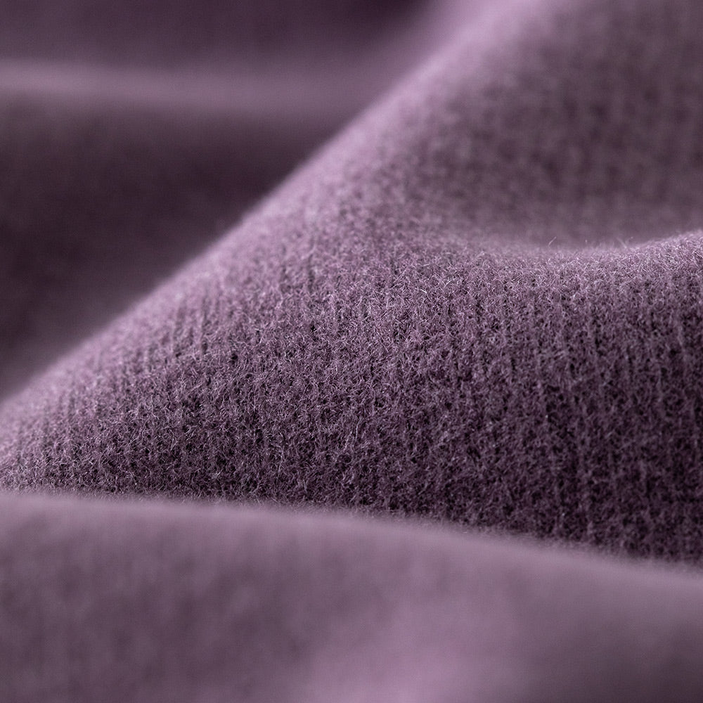 Fleece-Lined Bunny Patch | Thermal Warmth | YKK Two-Way Zipper | Purple Baby Romper