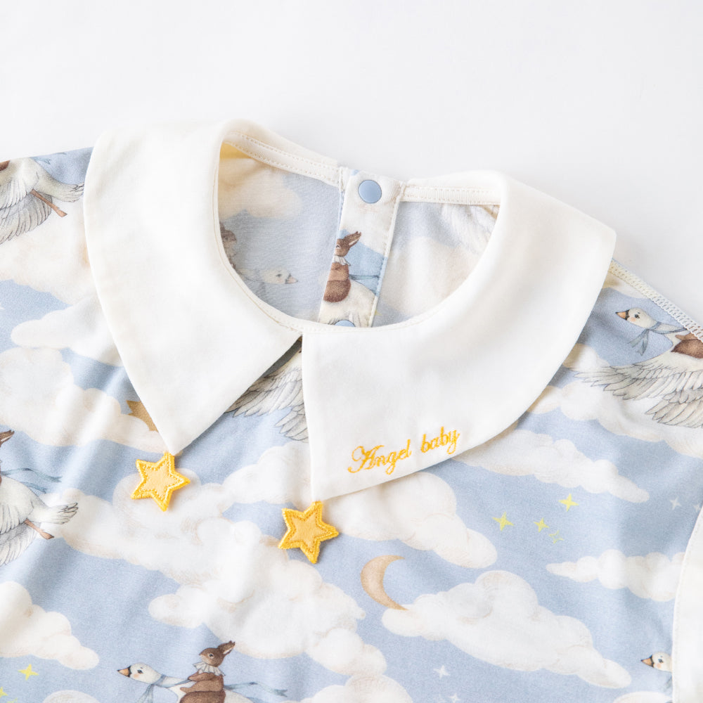 🌸 Soft Woodland Baby Romper | Lenzing™ Modal Comfort