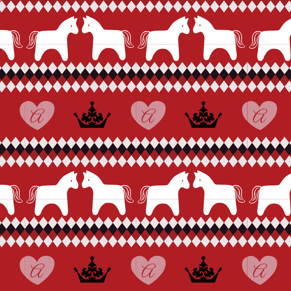 Festive Fair Isle Baby Romper in Red | Cozy Cotton One-Piece with Contrast Collar (5°C–15°C)