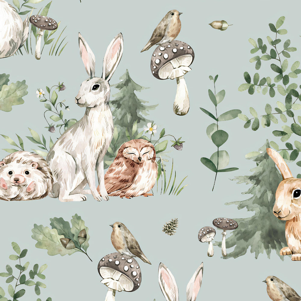 Woodland Friends Baby Romper | Soft cotton One-Piece