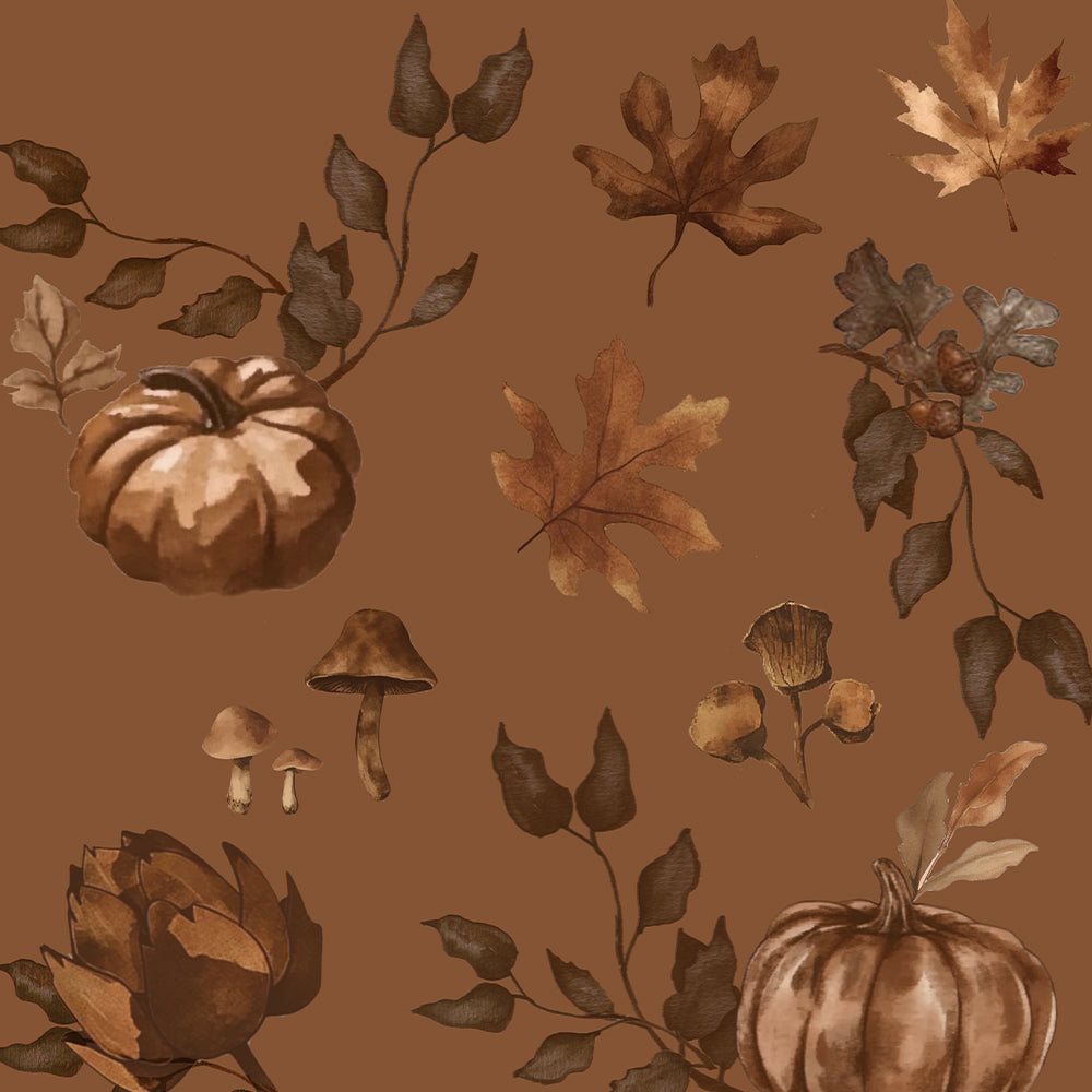 Autumn Floral Ruffle Collar Baby Top