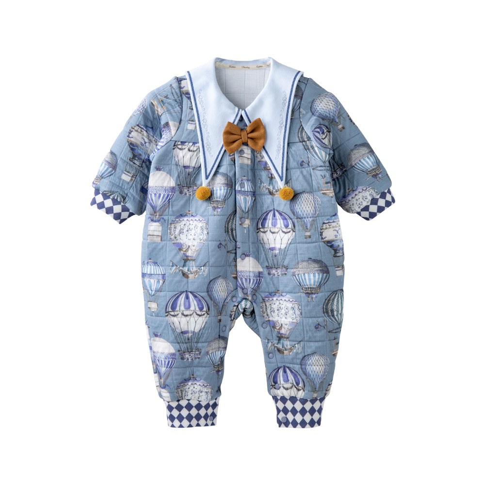 Sandwich-Layer Fabric | Anti-Pilling | Unbeatable Fluffiness | Baby Winter Jumpsuit