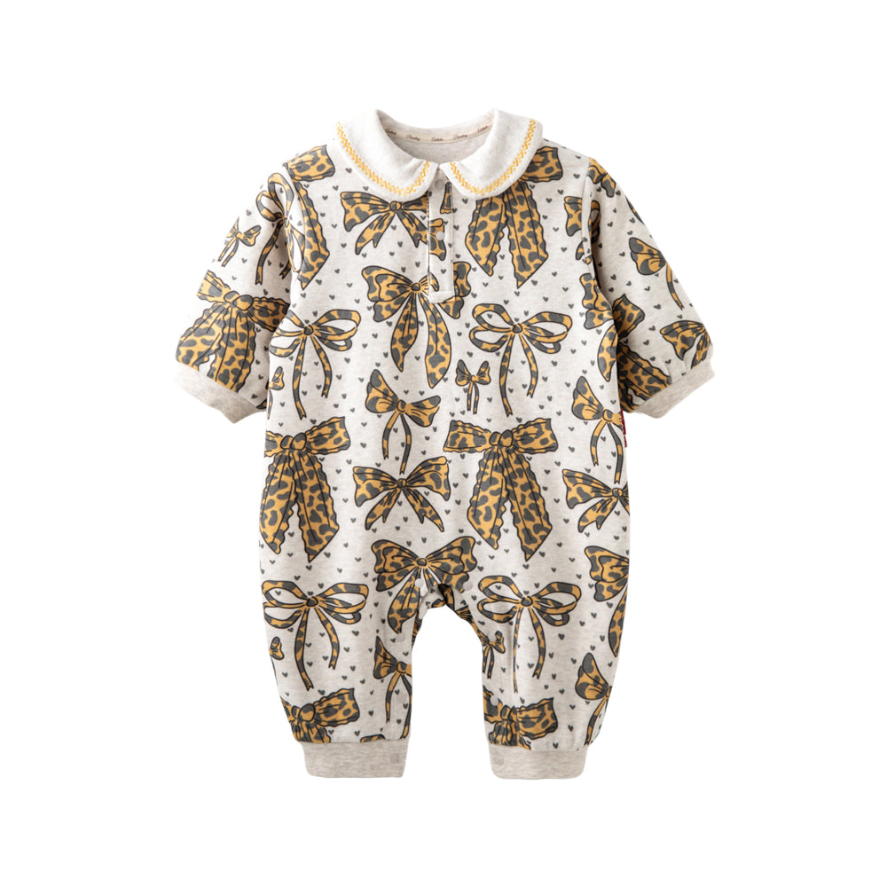 Fair Isle Pattern + Brushed Cotton Finish + Baby Romper
