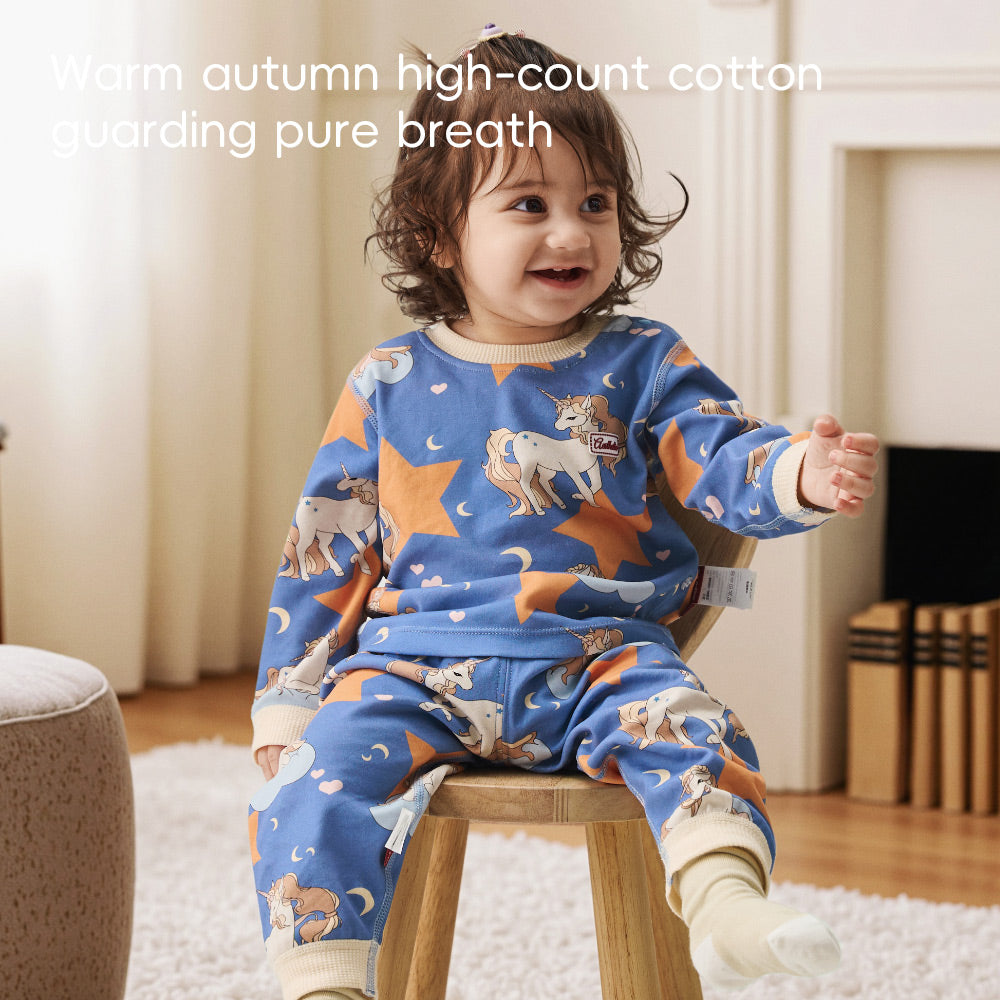 Dreamy Pony Star Pajama Set – Soft Cotton Knit, Gentle on Skin, Cozy Comfort for Sweet Nights