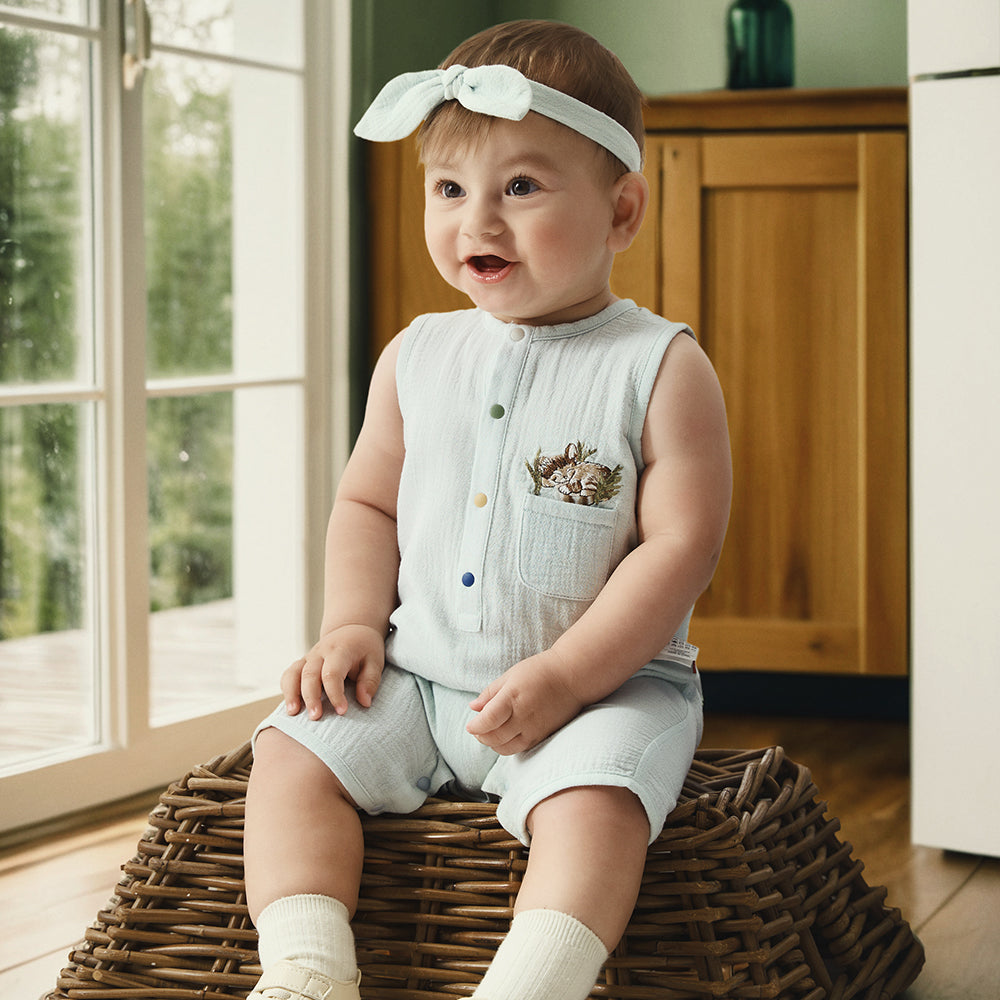Woodland Dreams Sleeveless Romper Woodland Dreams