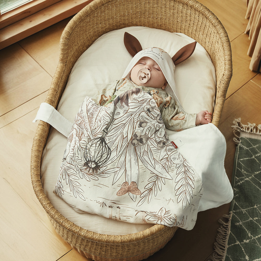 Gentle Fawn Baby Swaddle Set: Cozy Comfort Inspired by Nature