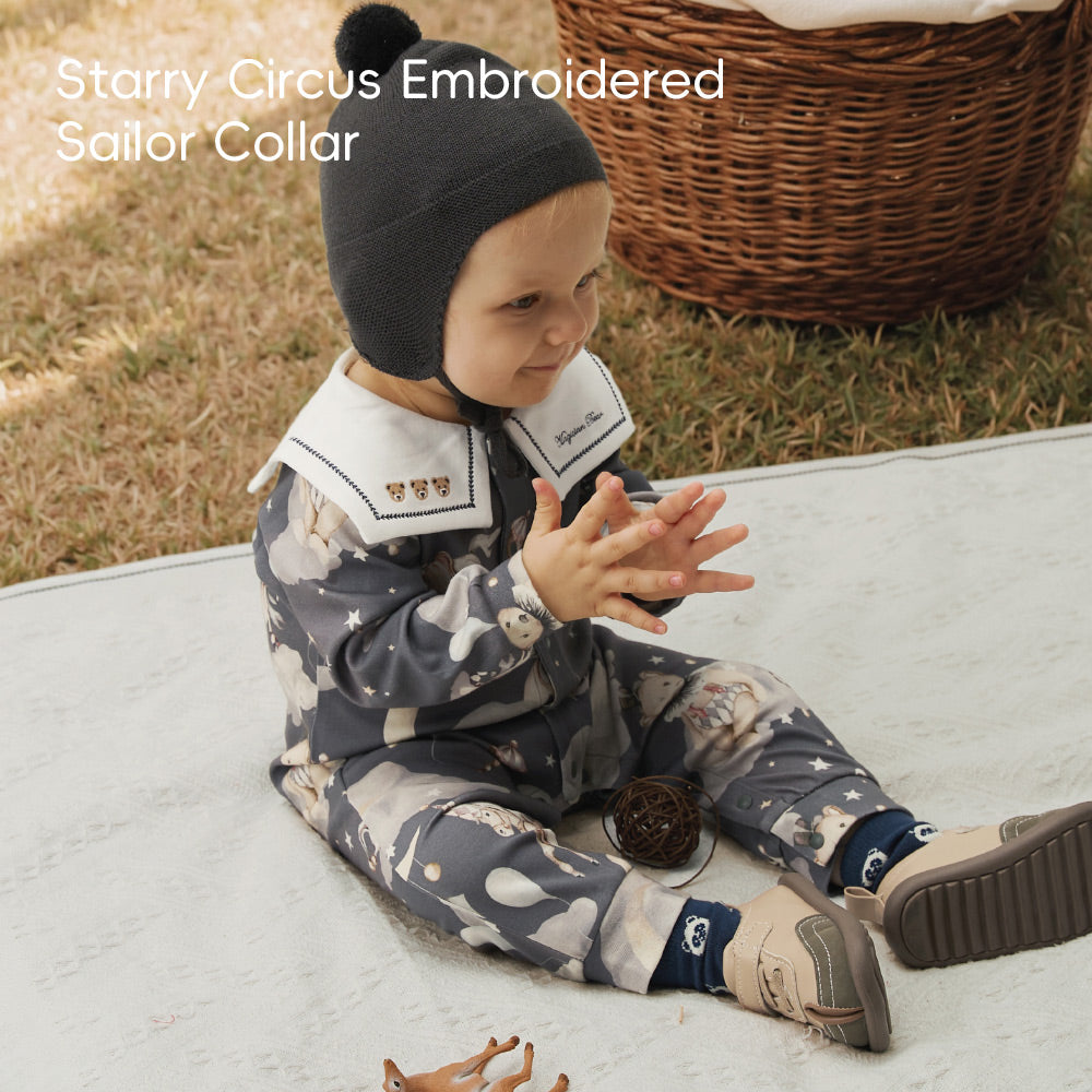 Soft Cotton Baby Romper with Woodland Animal Print | Lightweight One-Piece for Everyday Comfort