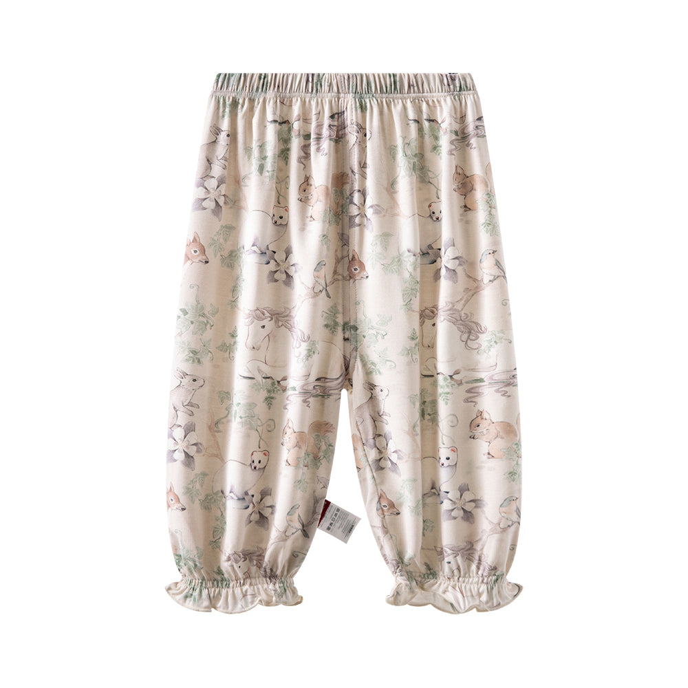 🌿 Enchanted Forest Baby Pants | Soft Modal & Cotton Blend