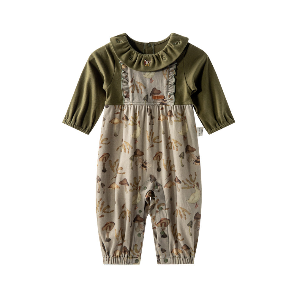 Woodland Mushroom – Cotton Baby Romper