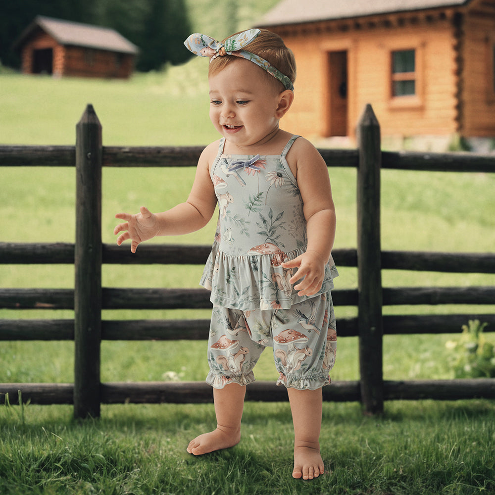 Cotton Mo Camisole Vest in mushroom