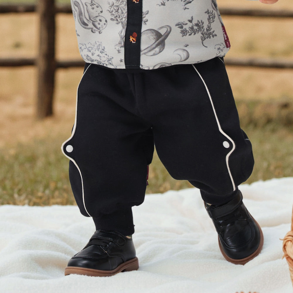 Baby & Toddler Fleece Jogger Pants – Cozy Sherpa Warmth, Easy Movement, and Everyday Durability | 15°C–20°C Perfect Wear
