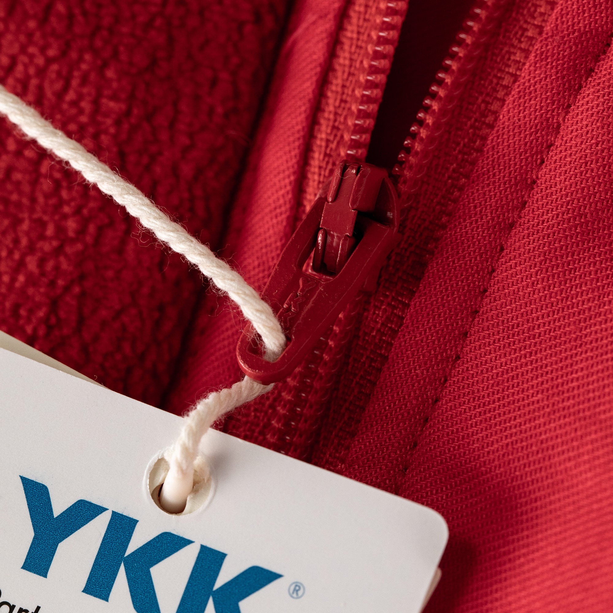 Festive Red Zipper Baby Romper | Soft Fleece-Lined Cotton One-Piece for Cool Weather (0°C–15°C)