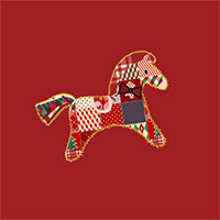 Festive Red Baby Romper | Soft Warm Cotton One-Piece with Christmas Embroidery (5°C–15°C)