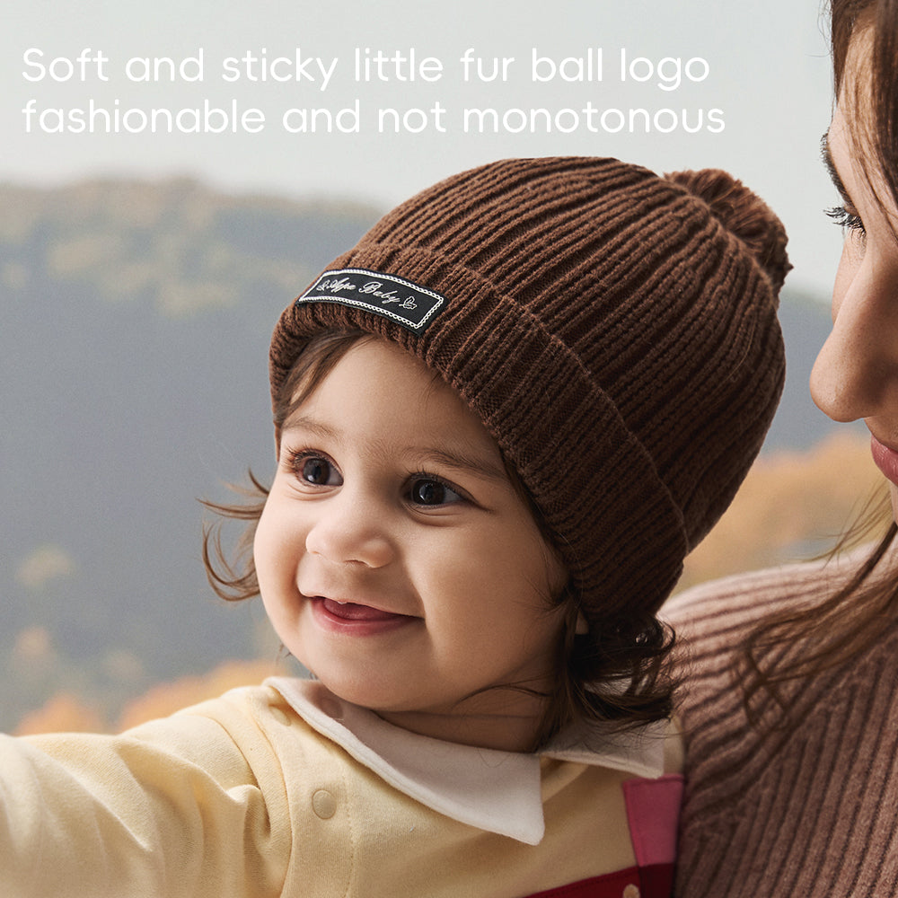 Cotton-Wool Knit Baby Beanie | Soft Lightweight Hat for Cozy Everyday Warmth