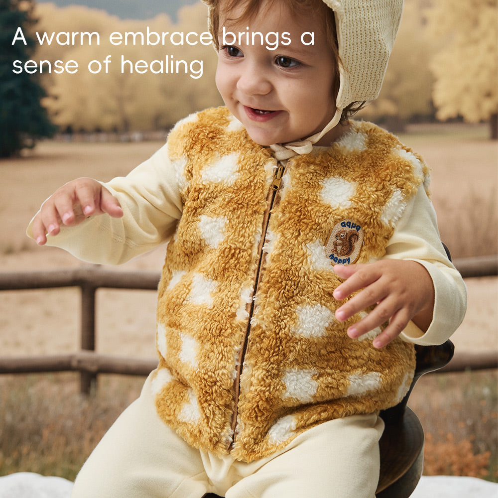 Reversible Fleece Baby Vest | Soft Two-Sided Gilet for Cozy Layering (5°C–20°C)