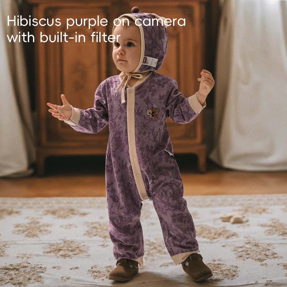 Jacquard Embossed Fabric + Butterfly Embroidery + Baby Romper