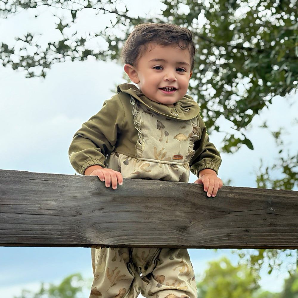 Woodland Mushroom – Cotton Baby Romper