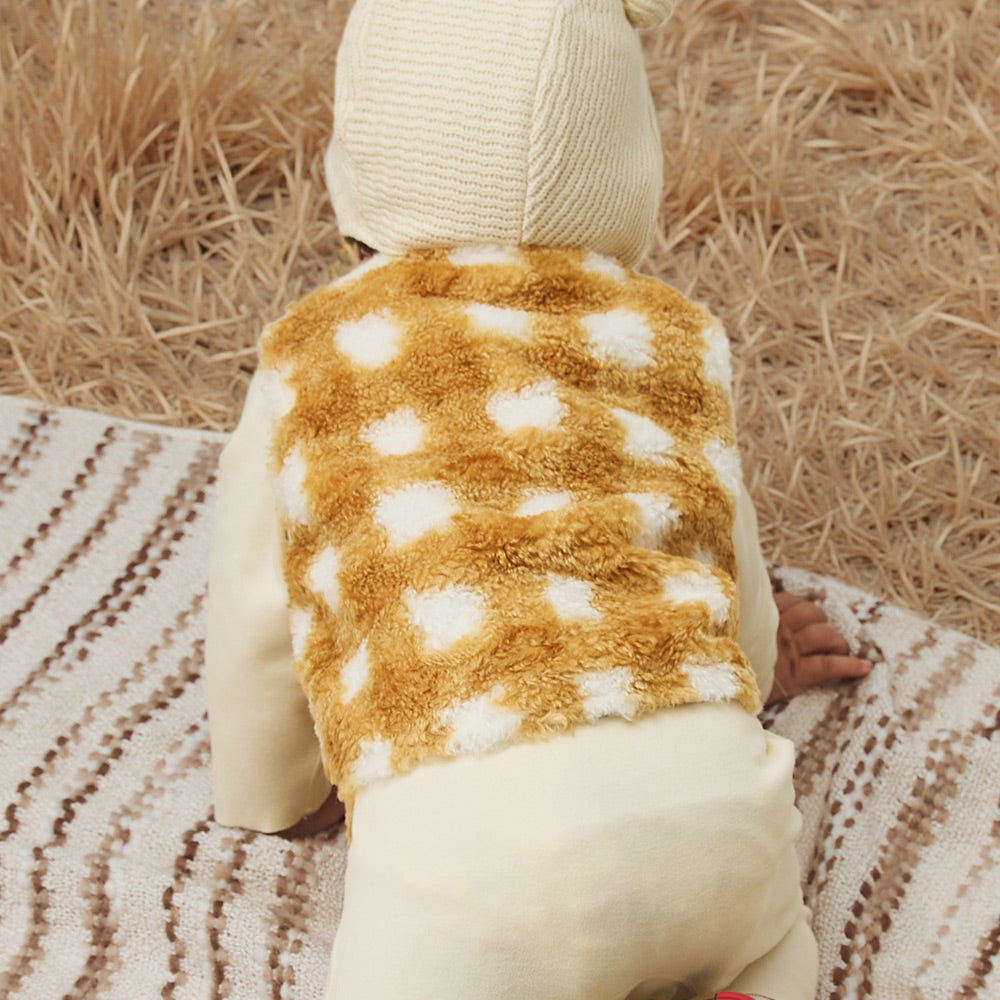 Reversible Fleece Baby Vest | Soft Two-Sided Gilet for Cozy Layering (5°C–20°C)