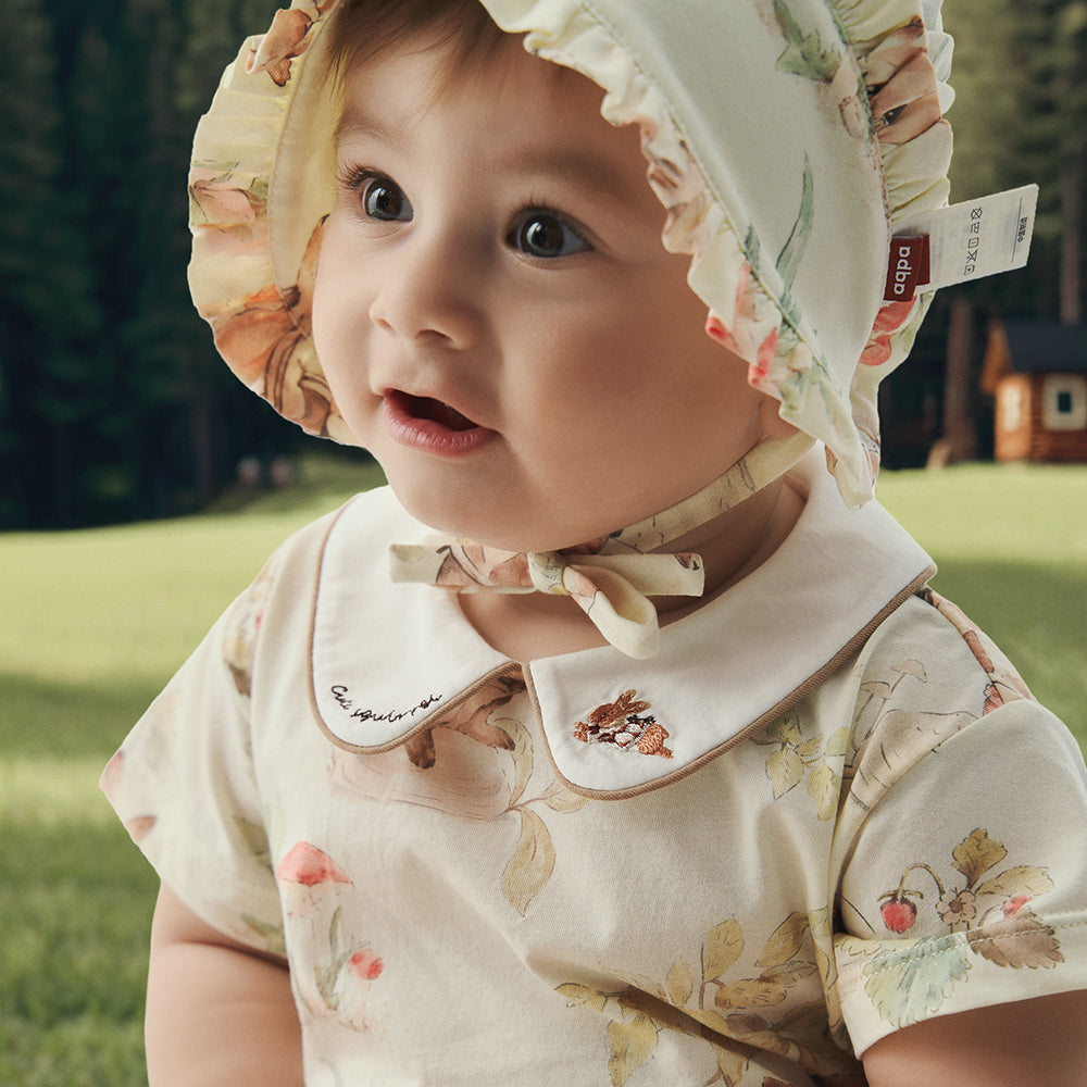 Bunny Meadow Peter Pan Collar Bodysuit