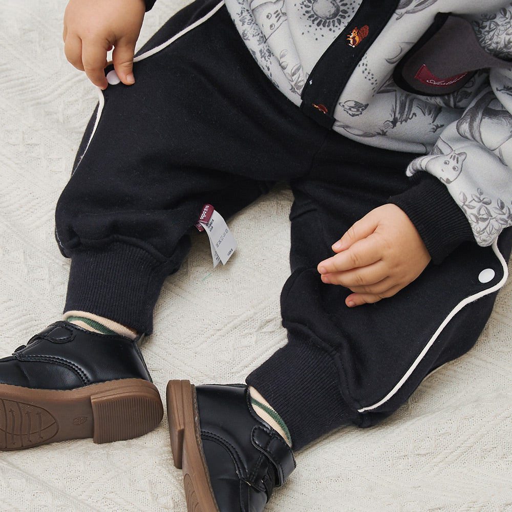 Baby & Toddler Fleece Jogger Pants – Cozy Sherpa Warmth, Easy Movement, and Everyday Durability | 15°C–20°C Perfect Wear