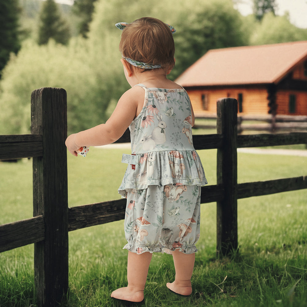 Cotton Mo Camisole Vest in mushroom