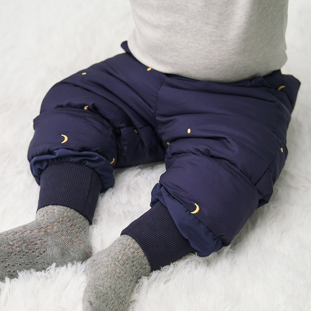 90% Down Baby Pants with Water-Repellent Triple-Protection Fabric | Warm Winter Bottoms (-5°C to 10°C)