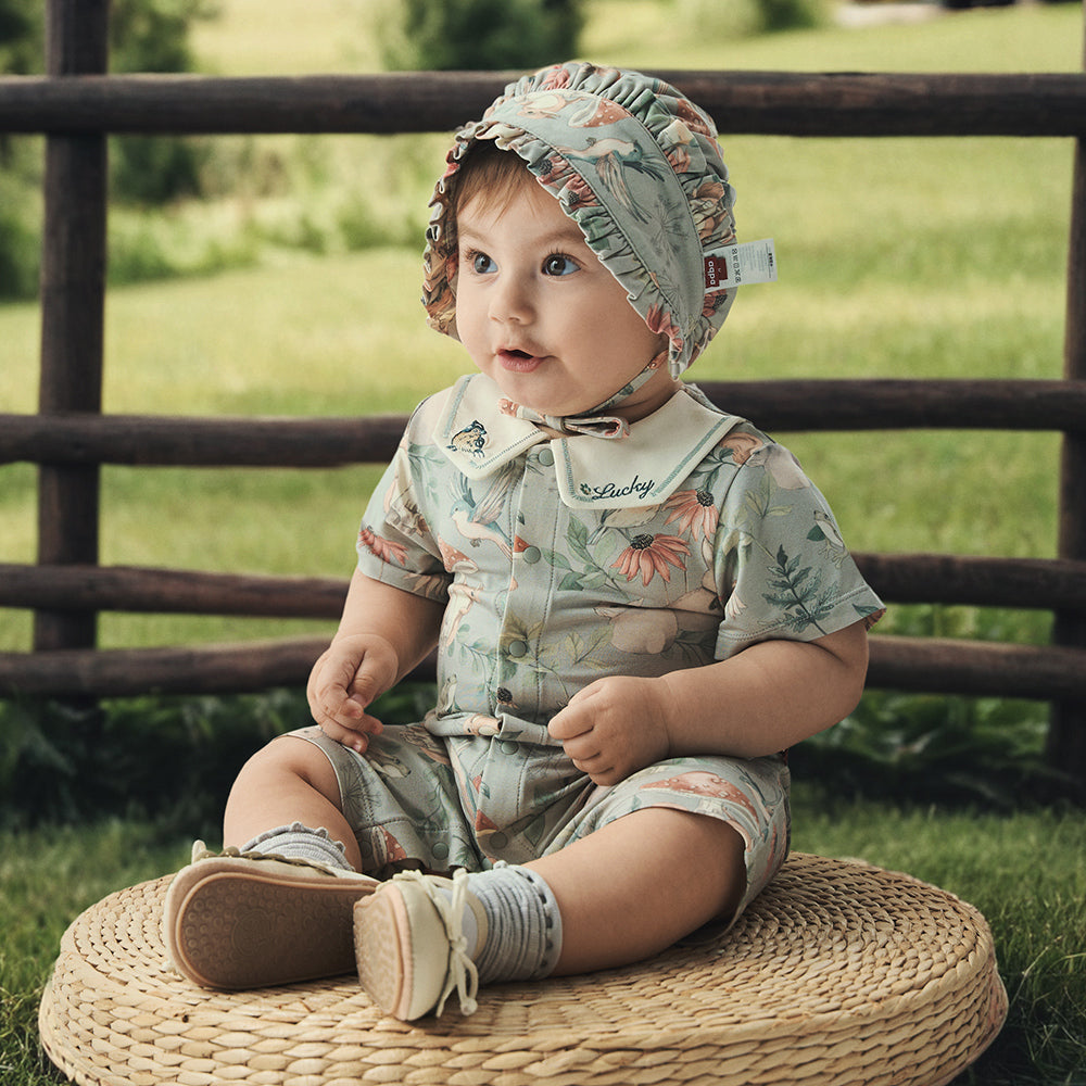 Romper in Mushroom